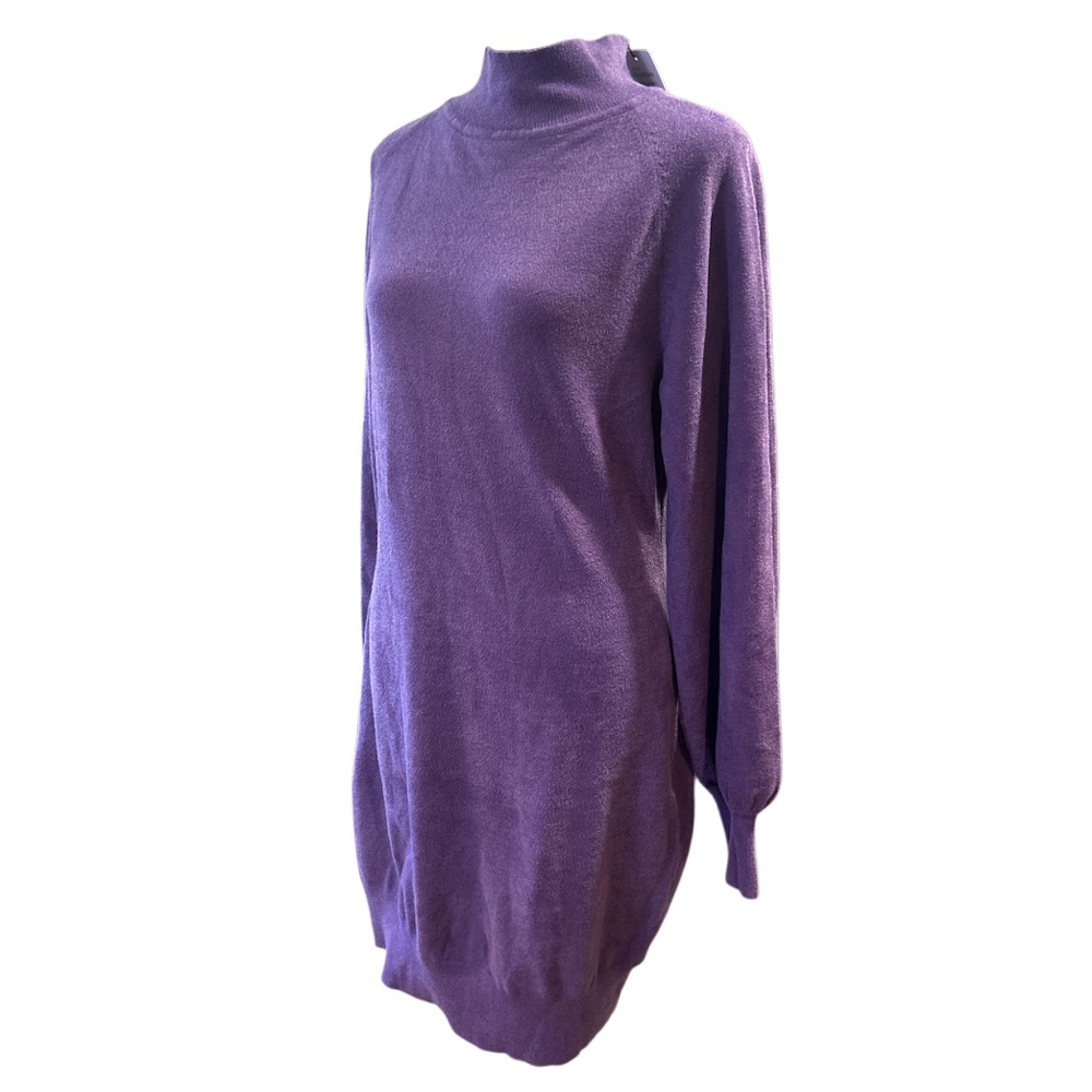 💜NWT! EXLURA! GORGEOUS SWEATER DRESS! SO TRENDY & COMFY! BODYCON! MOCK NECK! - Picture 9 of 16